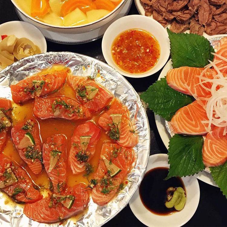 Đuôi Cá Hồi Phile Tươi