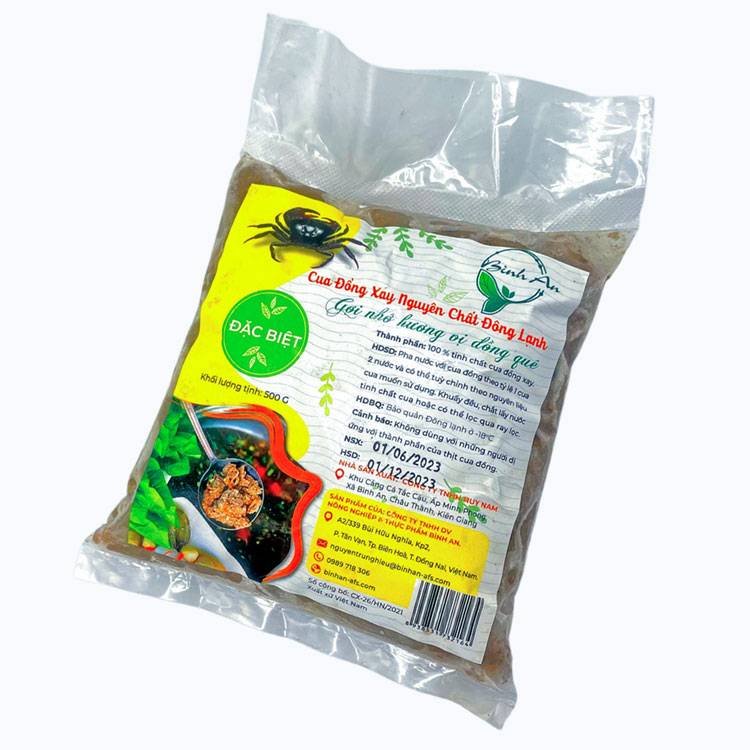 Cua Đồng Xay Nguyên Chất